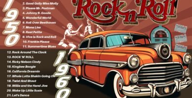 éxitos musicales de los años 50 que cambiaron el rock en los años 50